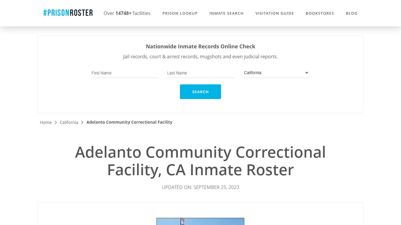 Adelanto Community Correctional Facility, CA Inmate Roster - Prisonroster